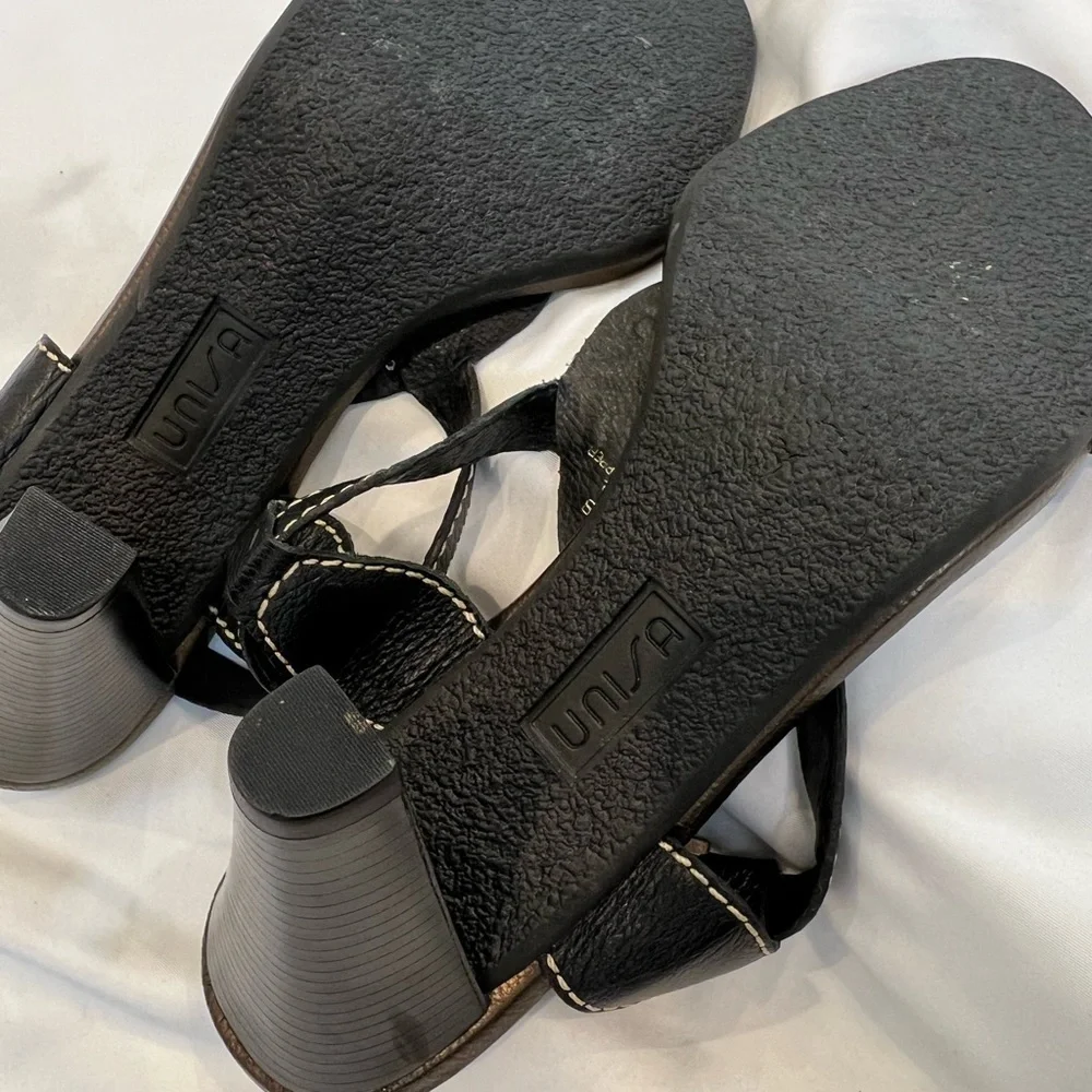UNISA HEELED SANDALS leather size 10
